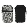 Custodia Herlitz Spotted per cellulare nero bianco universale