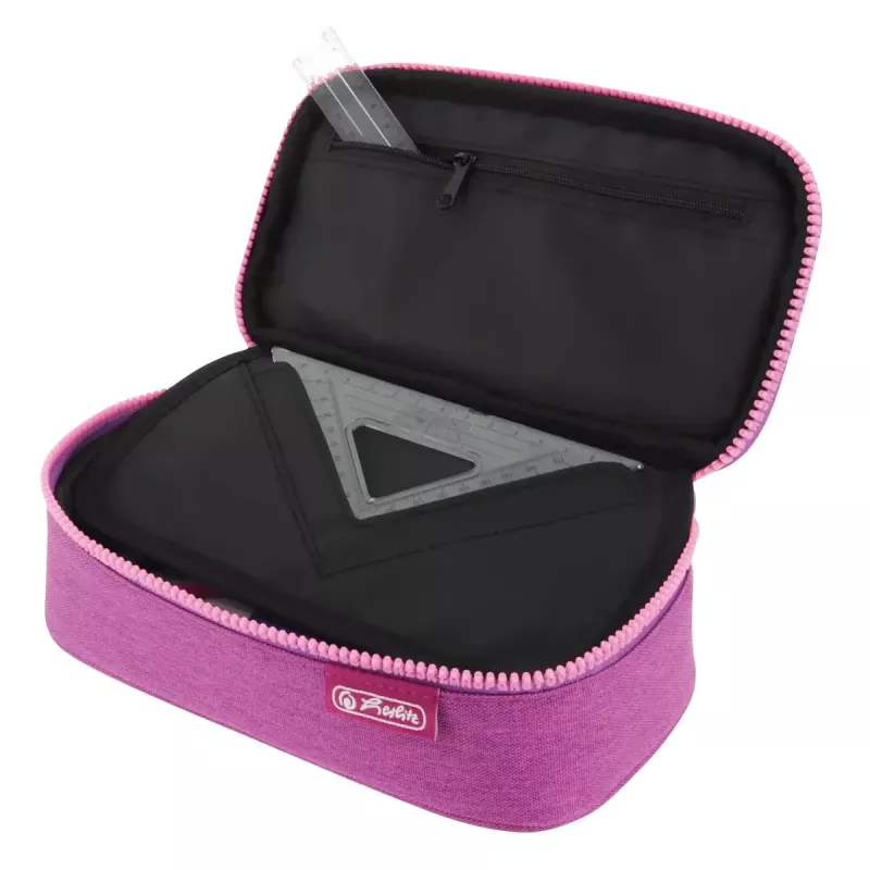 Astuccio portapenne Herlitz beatBox ABC Soft poliestere rosa viola 225x120x70mm