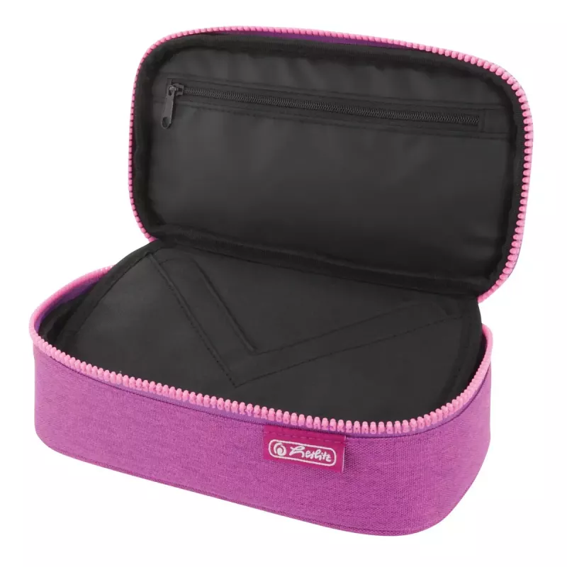 Astuccio portapenne Herlitz beatBox ABC Soft poliestere rosa viola 225x120x70mm