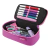 Astuccio portapenne Herlitz beatBox ABC Soft poliestere rosa viola 225x120x70mm