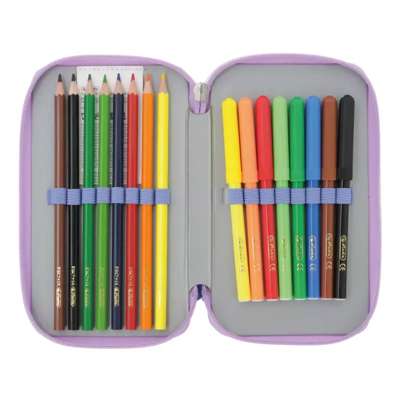 Set di cancelleria Herlitz Mystic Mermaid 23 pezzi blu rosa poliestere