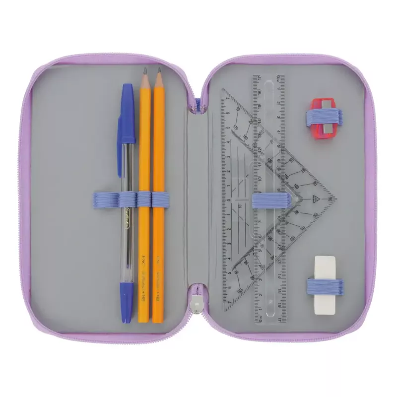 Set di cancelleria Herlitz Mystic Mermaid 23 pezzi blu rosa poliestere