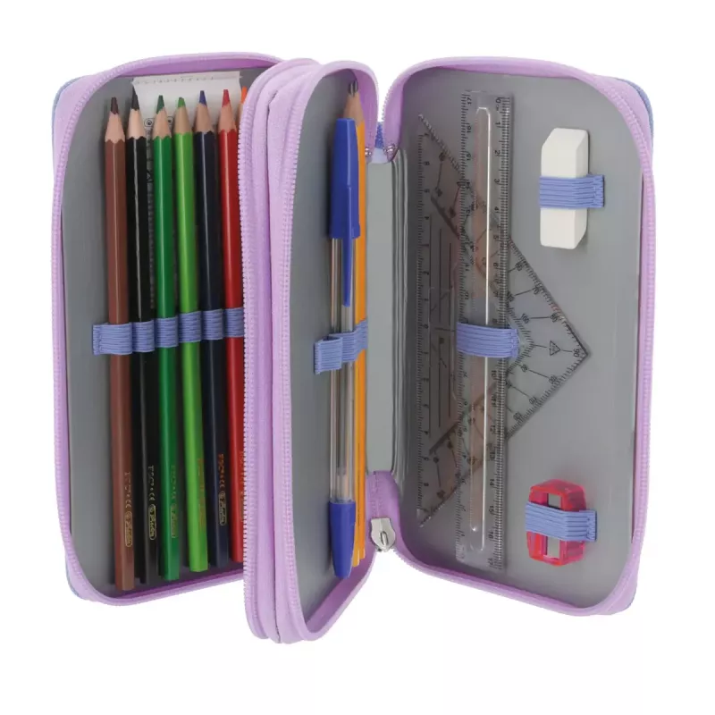 Set di cancelleria Herlitz Mystic Mermaid 23 pezzi blu rosa poliestere