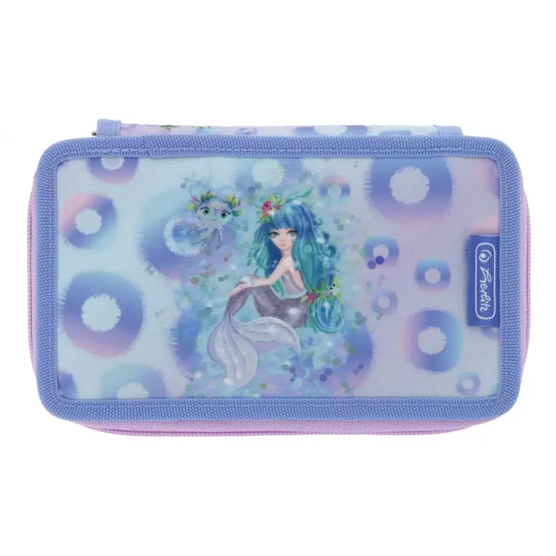 Set di cancelleria Herlitz Mystic Mermaid 23 pezzi blu rosa poliestere