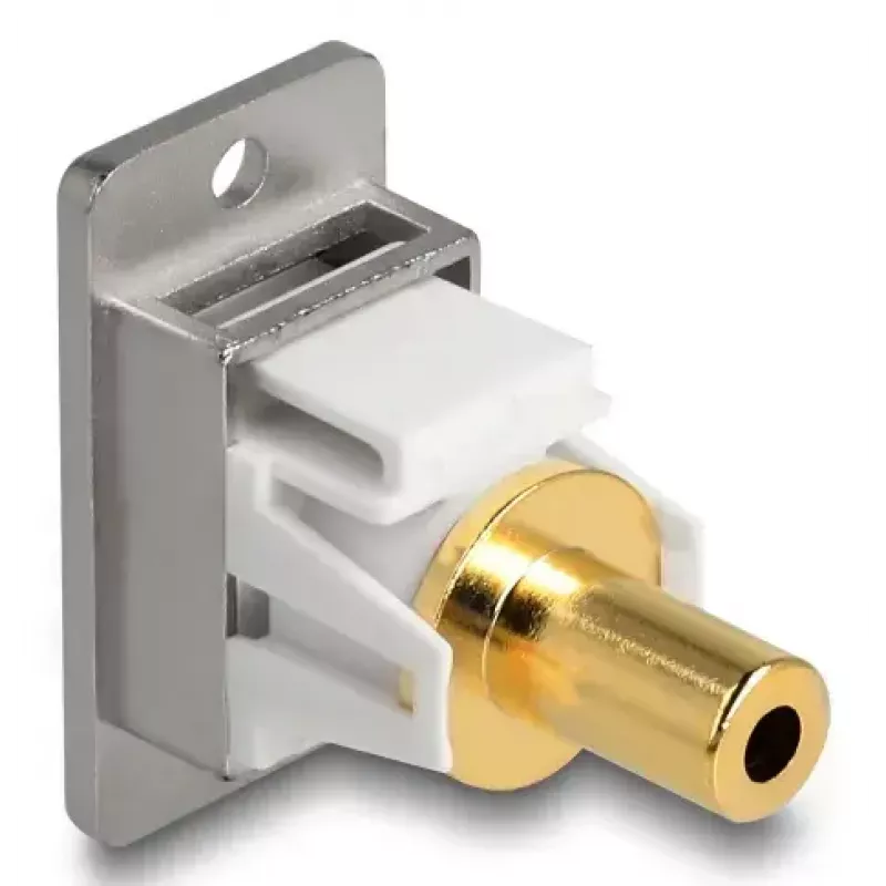 DeLOCK 90883 presa 3,5 mm argento bianco connettore femmina
