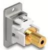 DeLOCK 90884 presa a incasso 3,5 mm argento bianco connettore femmina