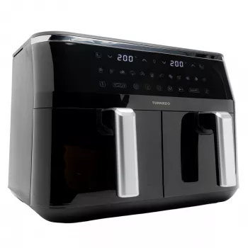 TORNADO TAFT-1000-GS | friggitrice ad aria doppia 9L, friggitrice ad aria, 9 L, 60 °C, 200 °C, 12 persone, 540 min