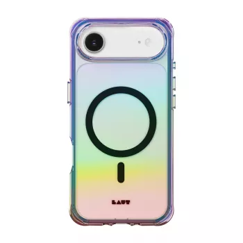 LAUT AERO HOLO custodia per cellulare multicolore trasparente per iPhone 17 Air 6,5 pollici