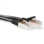 ACT nero 7 metri cavo patch LSZH SFTP CAT6A senza linguetta con connettori RJ45