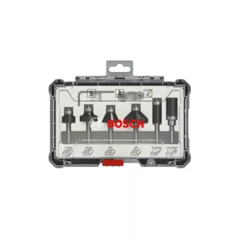 Bosch 2 607 017 470 set di 6 punte per fresatrice