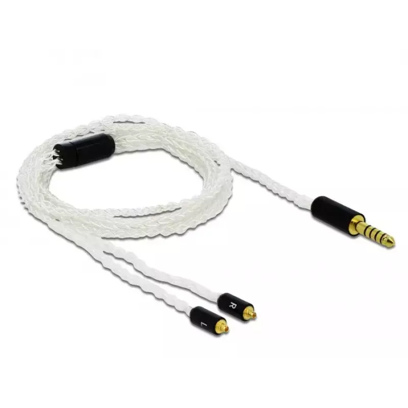 Cavo audio DeLOCK 85846 1,2 m 4,4 mm 2x MMCX bianco