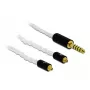 Cavo audio DeLOCK 85846 1,2 m 4,4 mm 2x MMCX bianco