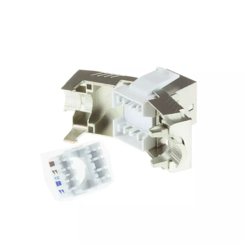 Jack Keystone CAT8 schermato senza attrezzi ACT TD8511