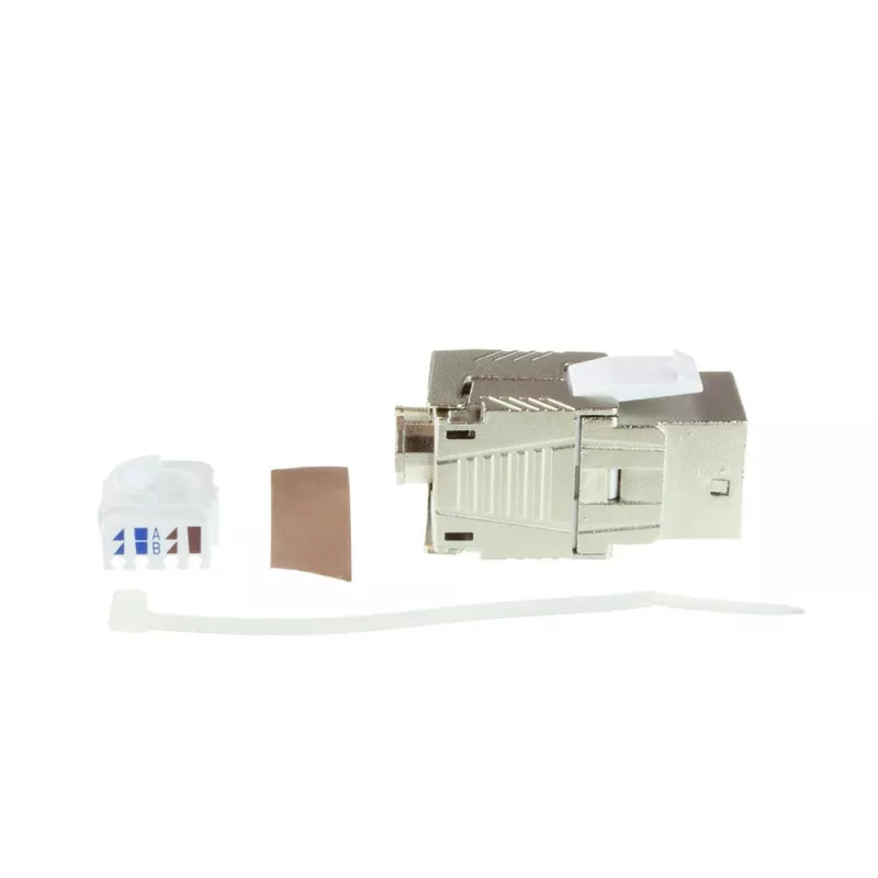 Jack Keystone CAT8 schermato senza attrezzi ACT TD8511