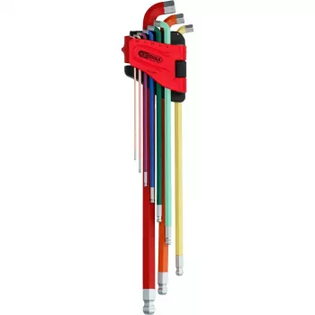 Set chiavi a brugola KS Tools 151.4560 9 pz.