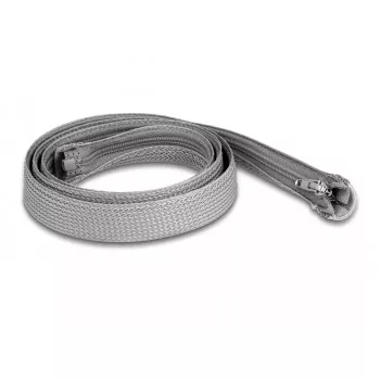Guaina intrecciata DeLOCK 20824 1m x 20mm grigio