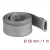 Guaina intrecciata DeLOCK 20826 1m x 50mm grigio