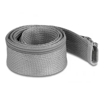 Guaina intrecciata DeLOCK 20826 1m x 50mm grigio