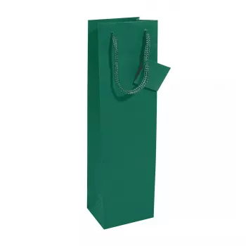 Sacchetto regalo Sigel GT502 verde 100mm x 80mm x 350mm