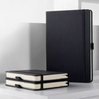 Agenda settimanale Sigel CO701 copertina rigida 192 pagine nero