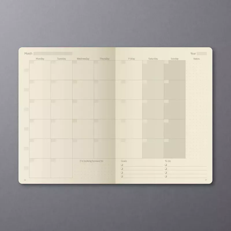 Agenda settimanale Sigel CO701 copertina rigida 192 pagine nero
