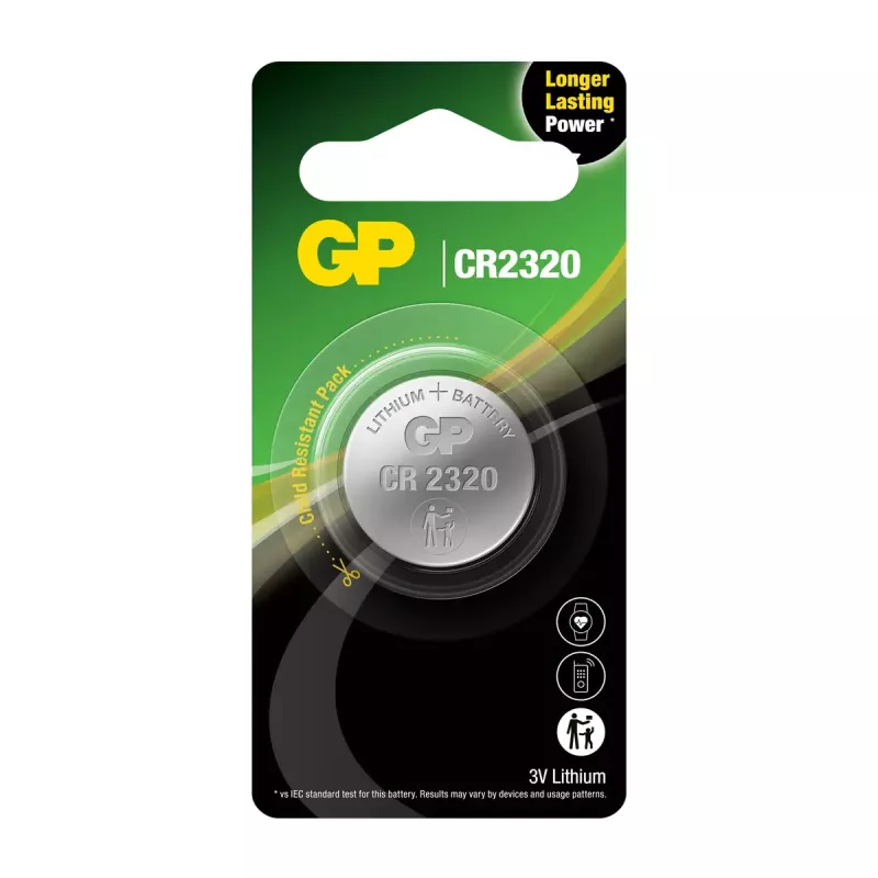 Batteria monouso GP Batteries 103237 CR2320 litio-diossido di manganese