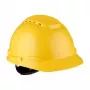 3M H700N-GU plastica giallo unisex casco di sicurezza 350g