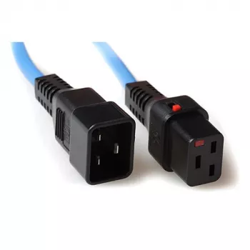 ACT cavo di alimentazione C19 IEC Lock - C20 blu 2 m, PC1358