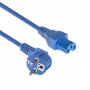 ACT AK5295 cavo di alimentazione CEE 7/7 a C15, 1,5 m, blu