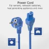 ACT AK5295 cavo di alimentazione CEE 7/7 a C15, 1,5 m, blu