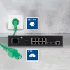 ACT Powercord cavo di alimentazione connettore CEE 7/7 (angolare) - C15 verde 1,5 m