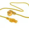 ACT cavo di alimentazione connettore CEE 7/7 (angolare) - C15 giallo 1,5 m
