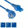 ACT cavo di alimentazione connettore CEE 7/7 (angolare) - C15 blu 1 m