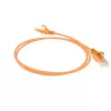 ACT arancione 5 metri LSZH U/UTP CAT6 Datacenter Slimline cavo patch senza fermo con connettori RJ45