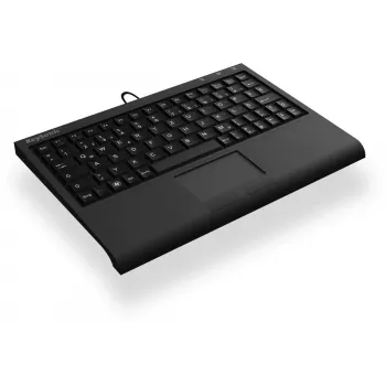 KeySonic ACK-3410 (IT) tastiera con filo USB italiana nero