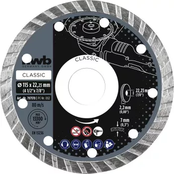 Lama per sega circolare KWB 797870 23 cm per marmo piastrella