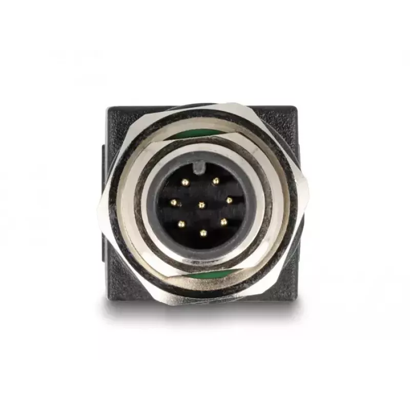DeLOCK Adattatore M12 codifica A connettore maschio 8 poli su connettore femmina RJ45 dritto