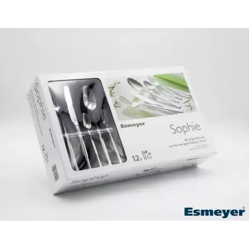 Set valigetta posate Esmeyer SOPHIE 60 pz. Acciaio inox