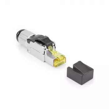 ACT connettore RJ45 CAT6A schermato per terminazione sul campo, senza attrezzi, 4PPoE 100W
