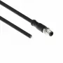 ACT Industrial Cavo sensore 3,00 metri M8A 3 poli connettore maschio su estremità libera, cavo TPE Ultraflex Xtreme, schermato