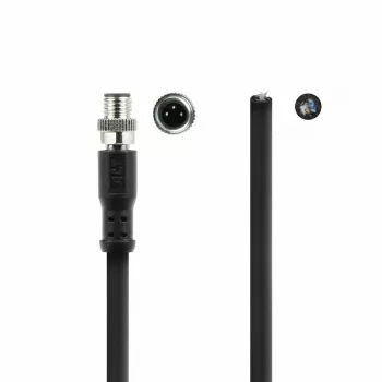 ACT Industrial Cavo sensore 3,00 metri M8A 3 poli connettore maschio su estremità libera, cavo TPE Ultraflex Xtreme, schermato