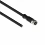 ACT Industrial Cavo sensore 5,00 metri M8A 3 poli connettore femmina su estremità libera, cavo TPE Ultraflex Xtreme, schermato