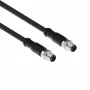 ACT Industrial Cavo sensore 1,50 metri M8A 4 poli connettore maschio su connettore maschio M8A 4 poli, cavo TPE Ultraflex Xtreme, schermato