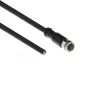 ACT Industrial Cavo sensore 3,00 metri M8A 4 poli connettore femmina su estremità libera, cavo TPE Ultraflex Xtreme, schermato