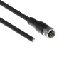 ACT Industrial cavo sensore 1,50 metri M12A 5 poli connettore femmina a estremità aperta, Superflex Xtreme cavo TPE, schermato