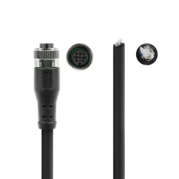 ACT Industrial cavo sensore 1,50 metri M12A 5 poli connettore femmina a estremità aperta, Superflex Xtreme cavo TPE, schermato