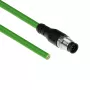 ACT Industrial cavo sensore 1,50 metri M12A 8 poli connettore maschio a estremità aperta, Ultraflex cavo TPE, schermato