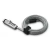 Hama cavo di sicurezza USB argento, trasparente 1,8 m