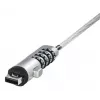 Hama cavo di sicurezza USB argento, trasparente 1,8 m