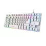 Trust GXT 833W Thado tastiera gaming USB QWERTZ tedesco bianco